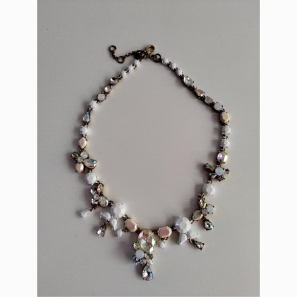 J. Crew Jewelry - Opal Gemstone + White Decoration Statement Neckla